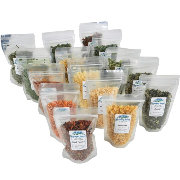Harmony House Dehydrated Vegetable Sampler – 15 Count Variet...
