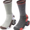 Wool Hiking Socks for Men - Women Lightweight Crew Merino Wo...
