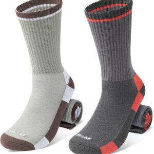 Wool Hiking Socks for Men - Women Lightweight Crew Merino Wo...