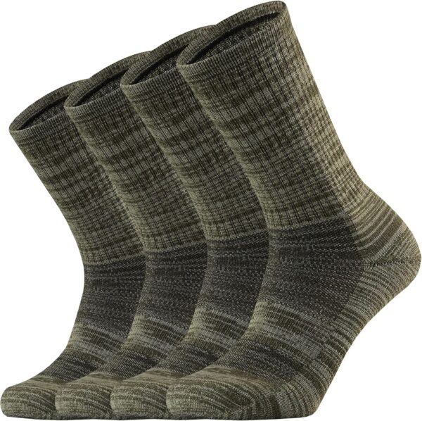 Ortis Men's Merino Wool Cushion Crew Socks with Moisture Wic...