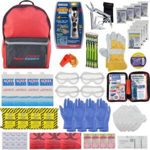 Ready America 72 Hour Deluxe Emergency Kit, 4-Person 3-Day B...
