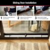 Master Lock Sliding Door Stopper and Door Security Bar, Adju...