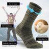 Ortis Men's Merino Wool Cushion Crew Socks with Moisture Wic...