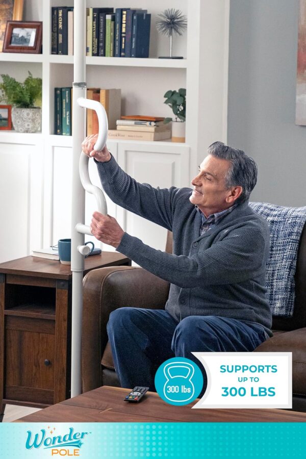 Stander Wonder Pole, Security-Pole and Curve Grab Bar, Tensi...