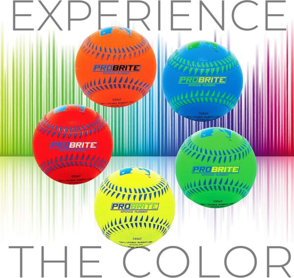 Franklin Sports - Pro Brite - Neon Rubber Teeball - MLB - Yo...