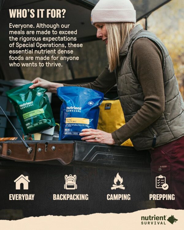 Nutrient Survival MRE Southwestern Medley Ready to Eat Meals...