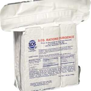 S.O.S. Rations Emergency 3600 Calorie Food Bar - 3 Day / 72 ...