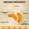 CHMI Under Eye Patches (200 Pairs) - 24K Gold Eye Patches fo...