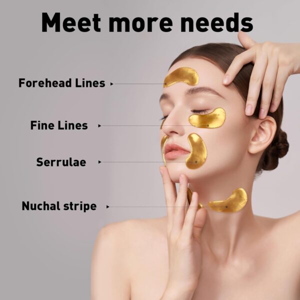 CHMI Under Eye Patches (200 Pairs) - 24K Gold Eye Patches fo...