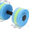 Water Dumbbells Set, Water Aerobics Exercise Foam Dumbbells ...