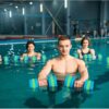 Water Dumbbells Set, Water Aerobics Exercise Foam Dumbbells ...