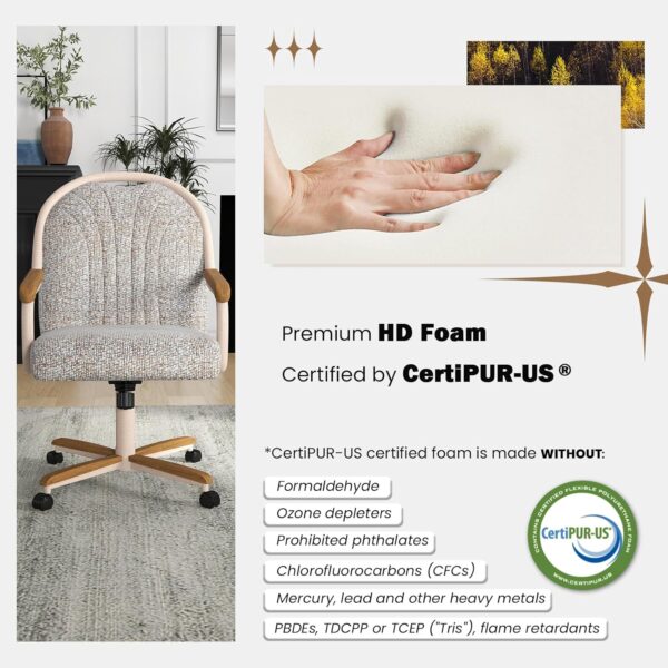 Chromcraft Douglas Set of 4 Casual Dining Chairs Classic Swi...