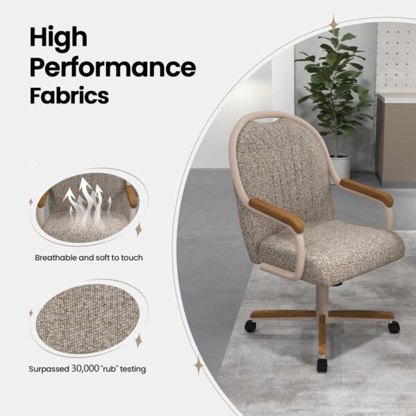 Chromcraft Douglas Set of 4 Casual Dining Chairs Classic Swi...