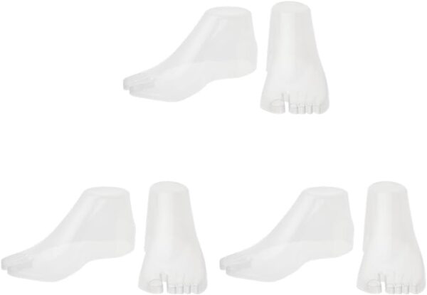 SUPERFINDINGS 3 Pairs Plastic Shoes Support Bracket 7x3 Shoe...