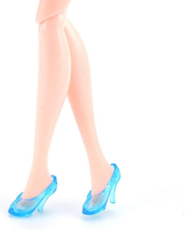 TOYANDONA 30 Pairs Doll Shoes, Fashion Doll High Heels Shoes...