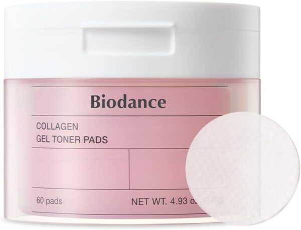 Biodance Collagen Gel Toner Pads, Pore Minimizer for Face, I...