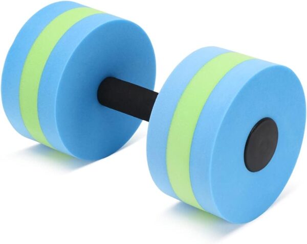 Aquatic Exercise Dumbbells - Set of 2 for Water Aerobics Fit...