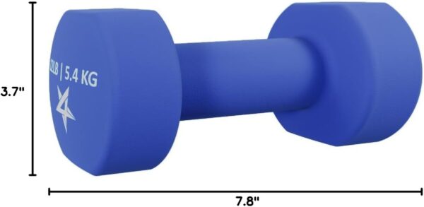 Yes4All Neoprene Coated Dumbbell Hand Weight Sets of 2 - Mul...