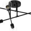 Modern Sputnik Chandelier 6-Light Industrial Ceiling Lights ...
