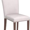 COLAMY Upholstered Parsons Dining Chairs Set of 4, Fabric Di...