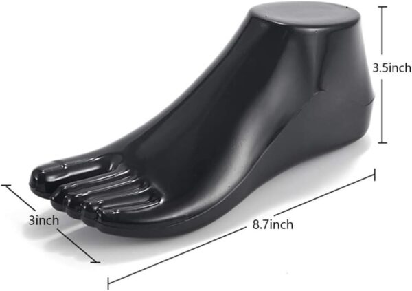 1 Pair Plastic Mannequin Foot Display Holder Stand, for Jewe...