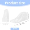 SUPERFINDINGS 3 Pairs Plastic Shoes Support Bracket 7x3 Shoe...