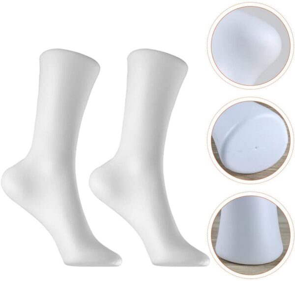 2pcs Women's Socks Leg Model Props Mannequin Leg for Woman J...