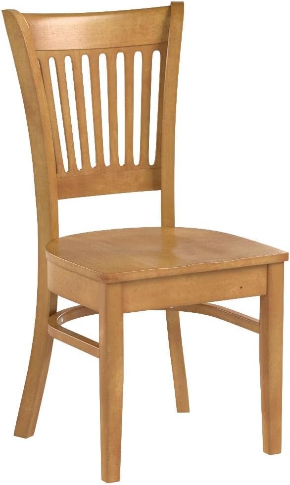 East West Furniture VAC-OAK-W Vancouver Kitchen Dining Chair...