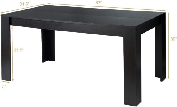 Giantex Dining Table for 6, Rectangular Kitchen Table with 3...