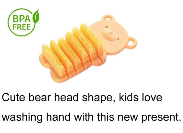 Nail Scrubber Cleaning Brush for Kids Baby Soft Bristle (2PC...