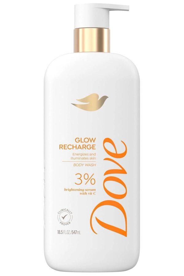 Dove Serum Body Wash Glow Recharge illuminates & Exfoliates ...