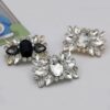 1 Pair Rhinestone Crystal Shoe Clips Wedding Party Prom Shoe...