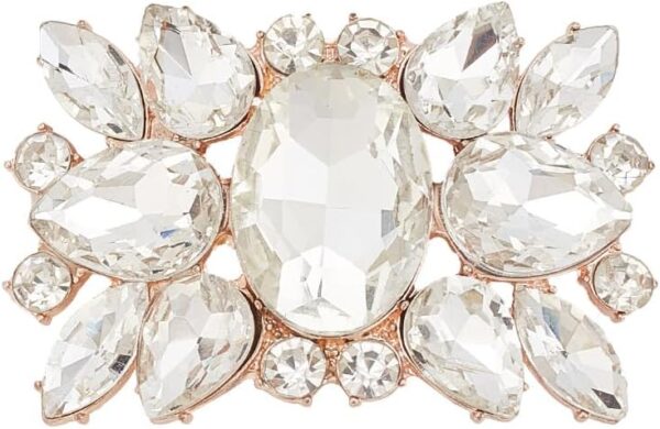 1 Pair Rhinestone Crystal Shoe Clips Wedding Party Prom Shoe...