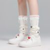 Shoe Charms for Sneakers Women, 51PCS Contain Pearl Lace Bow...