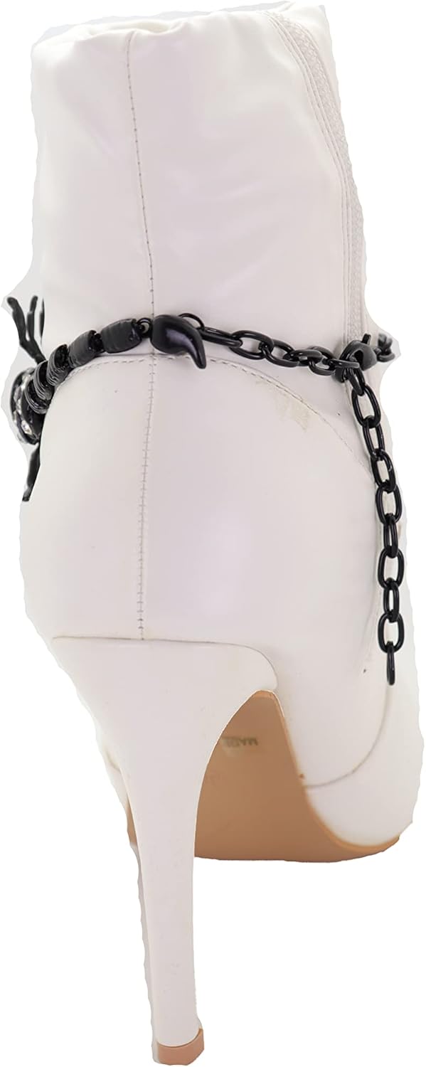 Women Western Fashion Jewelry Boot Chain Bling Bracelet Blac...