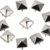 1001 Pcs 10 mm Square Pyramid Studs Silver 4 Prong Metal Nai...