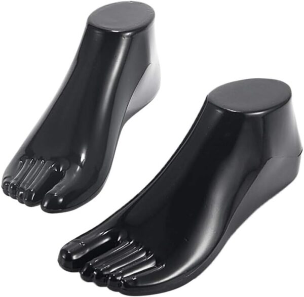 1 Pair Plastic Mannequin Foot Display Holder Stand, for Jewe...