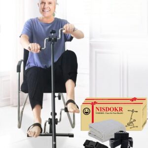 Pedal Exerciser Bike Hand Arm Leg and Knee Peddler Adjustabl...