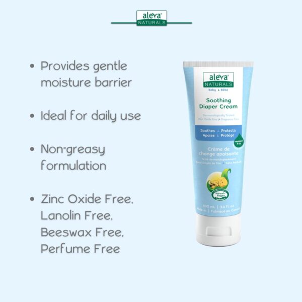 Aleva Naturals Soothing Baby Diaper Cream for Newborn and To...