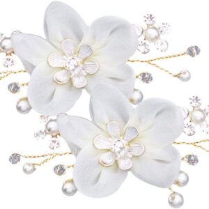 Decorative Shoe Clips Pearl Flower Shoes Decorations Charms ...