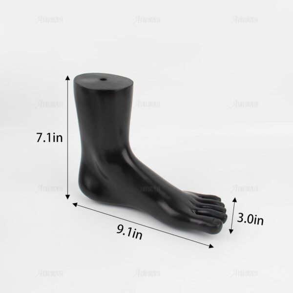 AUEAR, Black Mannequin Foot Sock Display Ankle Bracelet Mold...