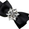 Rhinestone Crystal Wedding Bridal Shoe Bow Boots Clips Detac...