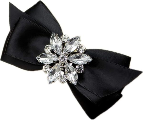 Rhinestone Crystal Wedding Bridal Shoe Bow Boots Clips Detac...