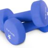 Yes4All Neoprene Coated Dumbbell Hand Weight Sets of 2 - Mul...