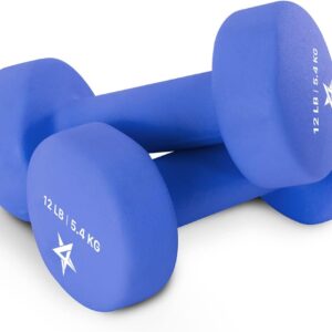 Yes4All Neoprene Coated Dumbbell Hand Weight Sets of 2 - Mul...