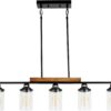 Farmhouse Kitchen Island Lighting, 5-Light Dining Room Light...