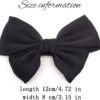 Tsangbaby Satin Bow Shoe Clips - Dots Solid Color Removable ...