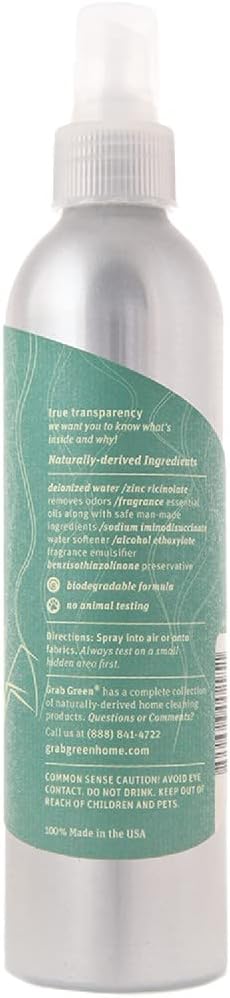 Grab Green Room and Fabric Freshener, 7 Ounce (Pack of 3), V...