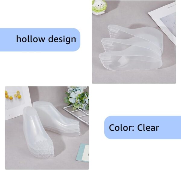SUPERFINDINGS 3 Pairs Plastic Shoes Support Bracket 7x3 Shoe...