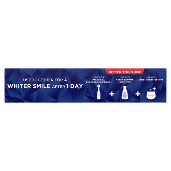 Crest 3D White Advanced Luminous Mint Teeth Whitening Toothp...